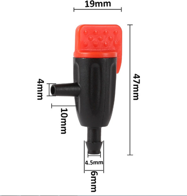 Großhandel 0~40L Verstellbarer Bewässerungs-Tropftrinker Kunststoff-Wasser-Tropftrinker 1/4' Barb